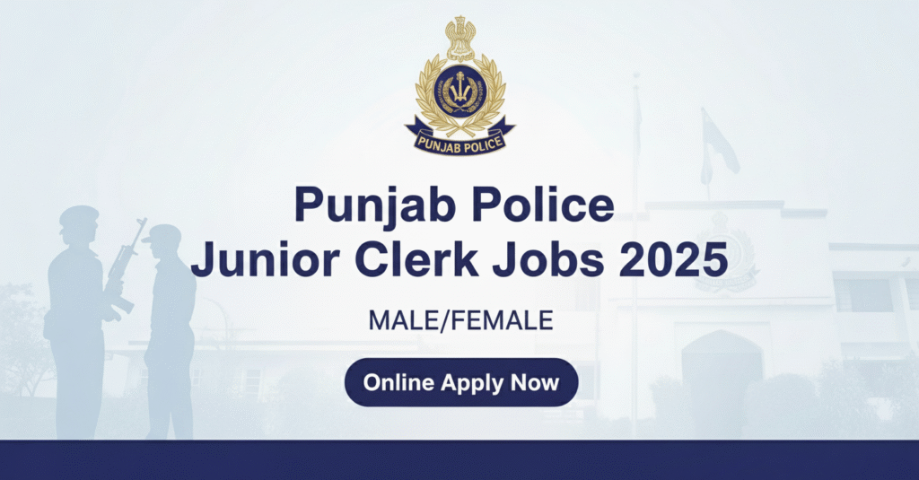Punjab Police Junior Clerk Job