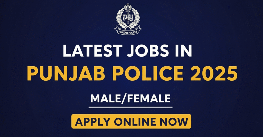 Latest Jobs in Punjab Police