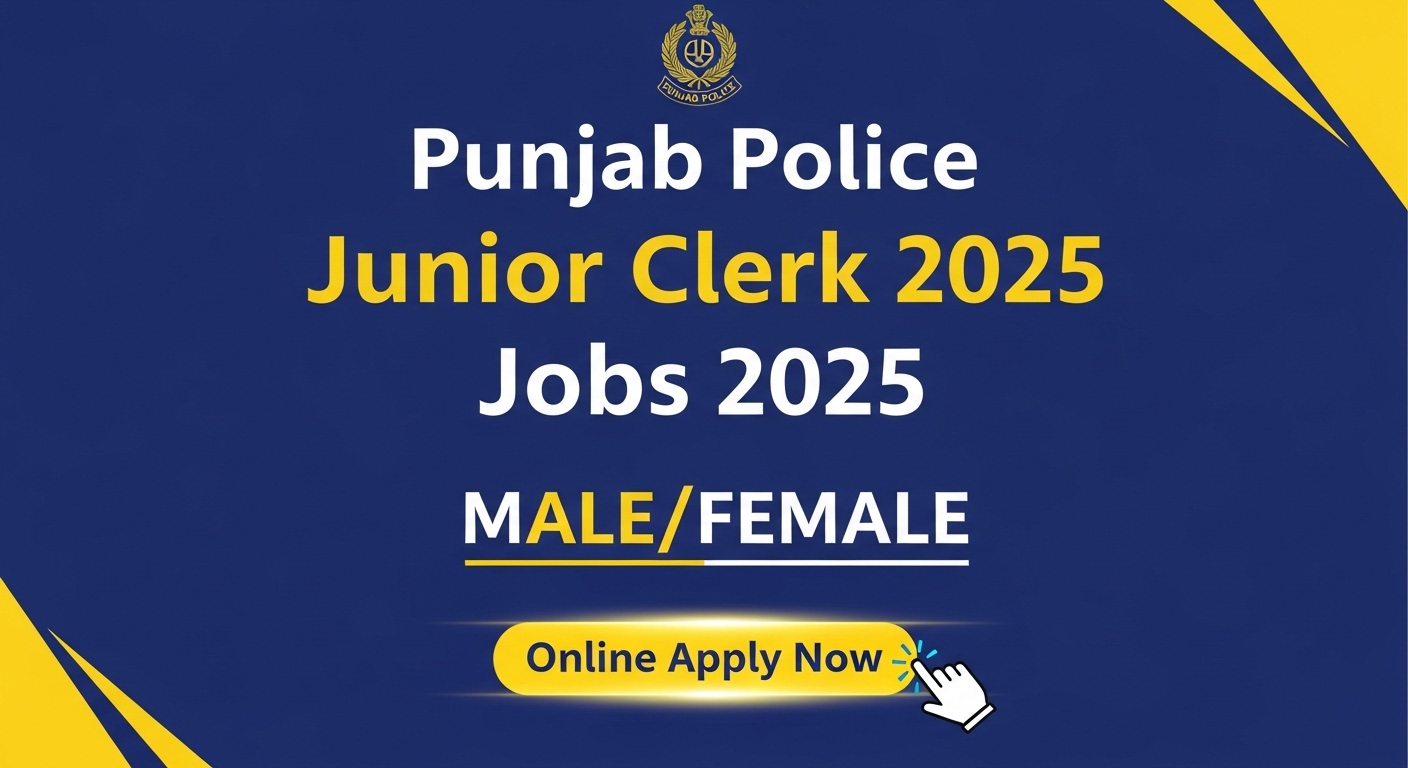Punjab Police Junior Clerk Jobs